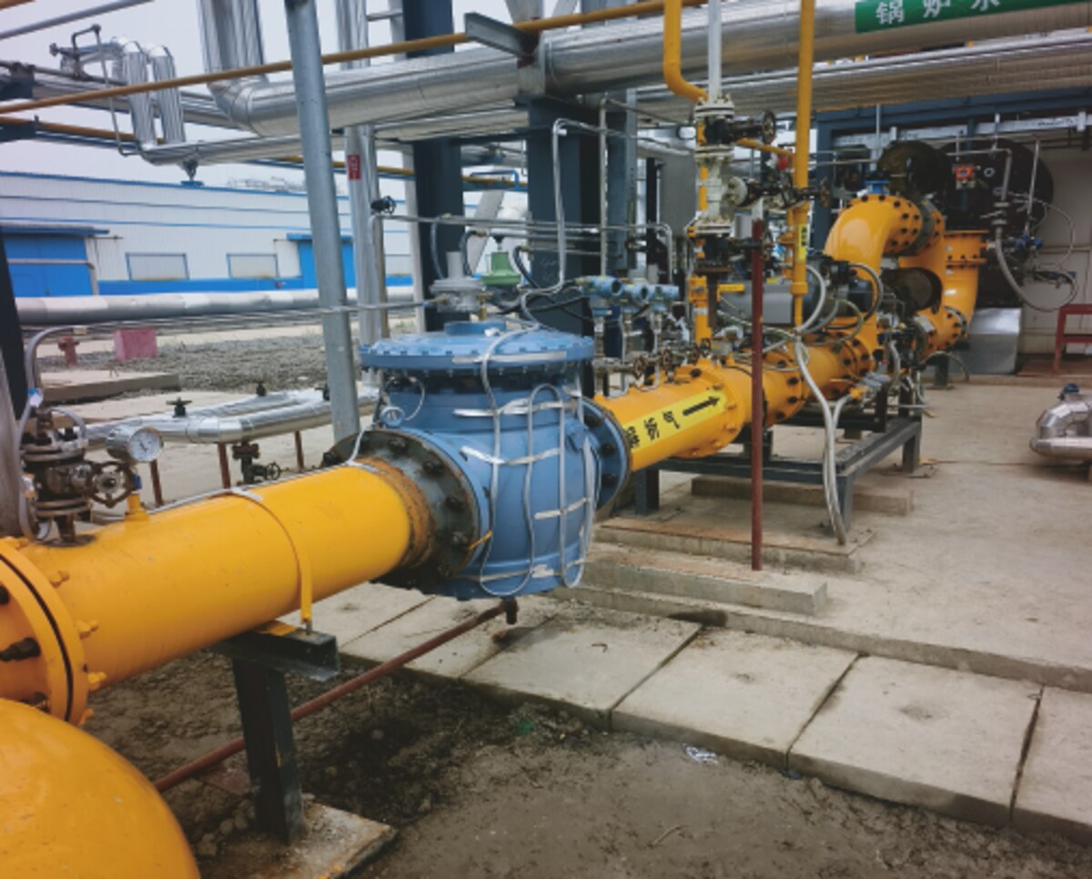 Large Petrochemical Gas Station